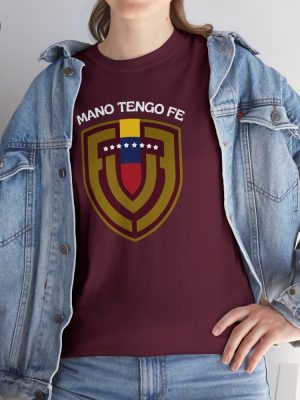 Venezuela Soccer Mano Tengo Fe Shirt La Vinotinto Logo Mundial De Futbol Venezuela National Soccer Team Unique riracha 6