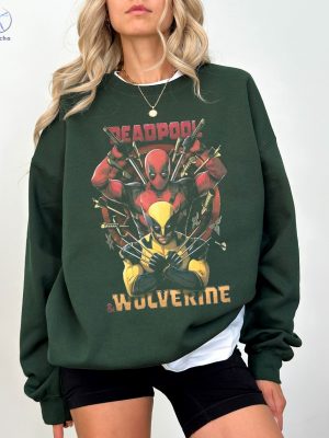 Deadpool Wolverine Shirt Deadpool 3 Movie Shirt Deadpool And Wolverine Shirt Hugh Jackman Deadpool And Wolverine Tee riracha 4