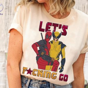 Funny Marvel X Men Deadpool And Wolverine Shirt Wolverine Logan Tshirt Mcu Fan Marvel Bestie Couple Tee riracha 3