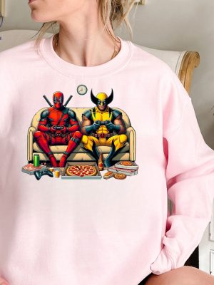 Deadpool And Wolverine Shirts Deadpool And Wolverine Movie 2024 Shirt Superhero Best Friends Shirt Deadpool 3 Movie Shirts riracha 2