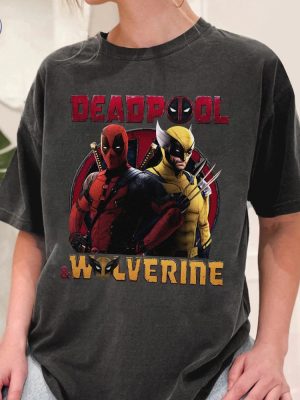 Deadpool And Wolverine Tshirt Deadpool 3 Movie Shirt Deadpool Wolverine Shirt Deadpool And Wolverine Tee riracha 2