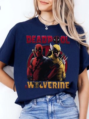 Deadpool And Wolverine Tshirt Deadpool 3 Movie Shirt Deadpool Wolverine Shirt Deadpool And Wolverine Tee riracha 3