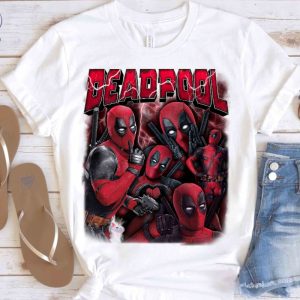 Marvel Deadpool Portrait Ryan Reynolds Funny Superhero Unisex T Shirt Birthday Shirt Gift For Men Women Kid Hoodie Sweatshirt riracha 2