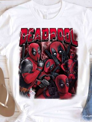 Marvel Deadpool Portrait Ryan Reynolds Funny Superhero Unisex T Shirt Birthday Shirt Gift For Men Women Kid Hoodie Sweatshirt riracha 2