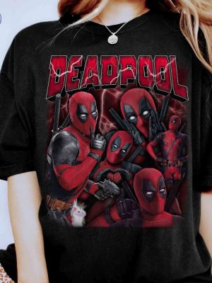 Marvel Deadpool Portrait Ryan Reynolds Funny Superhero Unisex T Shirt Birthday Shirt Gift For Men Women Kid Hoodie Sweatshirt riracha 3