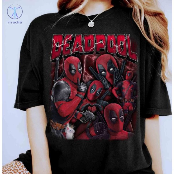 Marvel Deadpool Portrait Ryan Reynolds Funny Superhero Unisex T Shirt Birthday Shirt Gift For Men Women Kid Hoodie Sweatshirt riracha 3