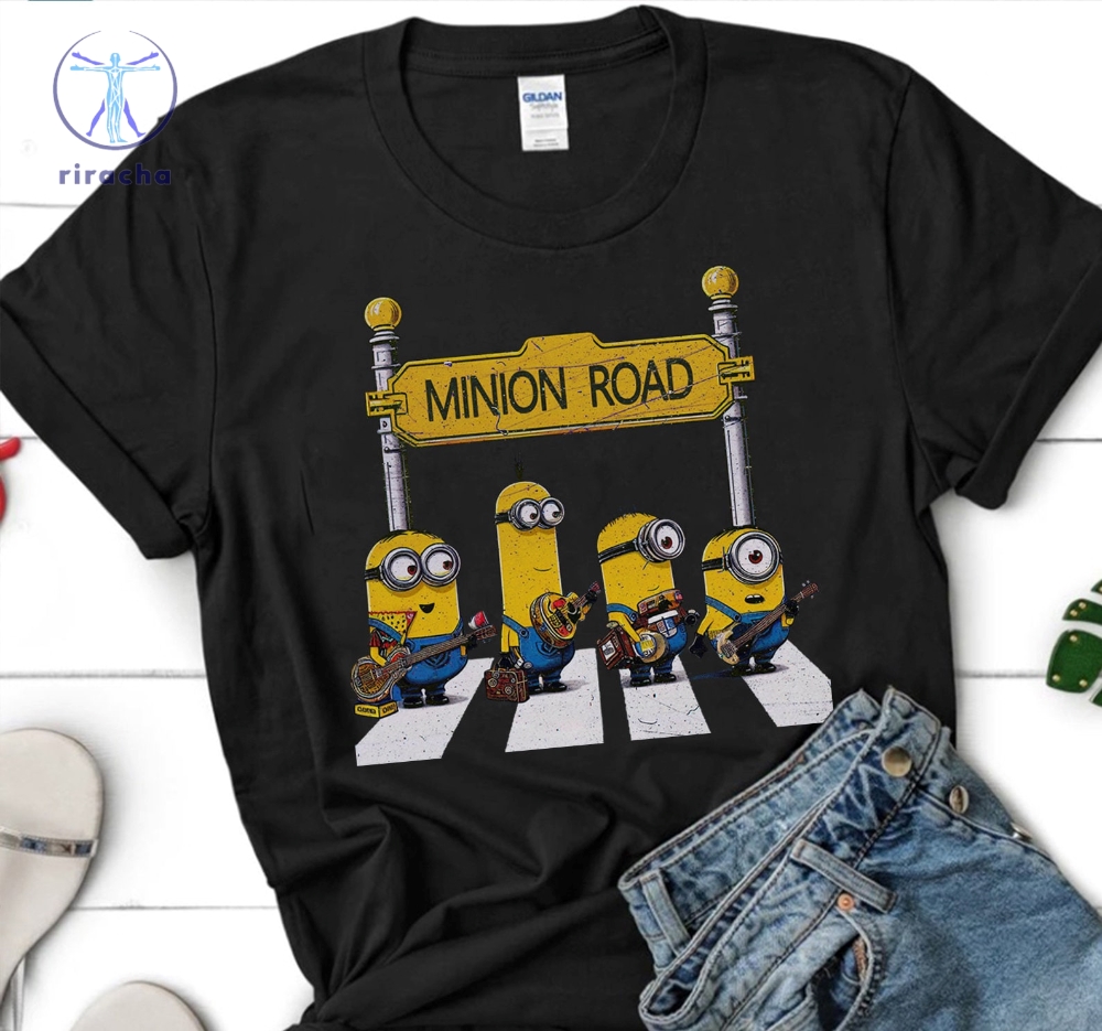 Minions Shirt The Beatles Sweatshirt Abbey Road Inspired Shirt Fall Minions Tshirt Minion T Shirt Minion Road Shirt