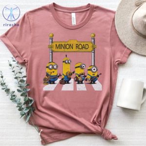 Minions Shirt The Beatles Sweatshirt Abbey Road Inspired Shirt Fall Minions Tshirt Minion T Shirt Minion Road Shirt riracha 3
