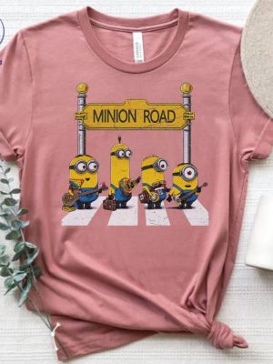 Minions Shirt The Beatles Sweatshirt Abbey Road Inspired Shirt Fall Minions Tshirt Minion T Shirt Minion Road Shirt riracha 3