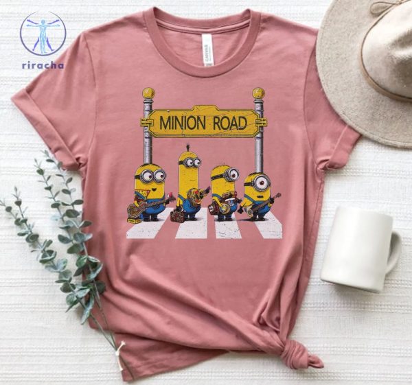 Minions Shirt The Beatles Sweatshirt Abbey Road Inspired Shirt Fall Minions Tshirt Minion T Shirt Minion Road Shirt riracha 3