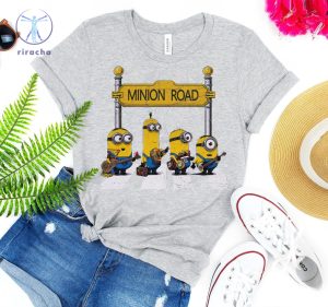 Minions Shirt The Beatles Sweatshirt Abbey Road Inspired Shirt Fall Minions Tshirt Minion T Shirt Minion Road Shirt riracha 4