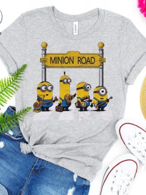 Minions Shirt The Beatles Sweatshirt Abbey Road Inspired Shirt Fall Minions Tshirt Minion T Shirt Minion Road Shirt riracha 4