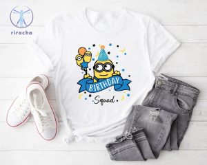 Birthday Squad Shirt Minion Birthday Boy Shirt Minion Lover Shirt Minion Shirts Near Me Minion T Shirt Unique riracha 4