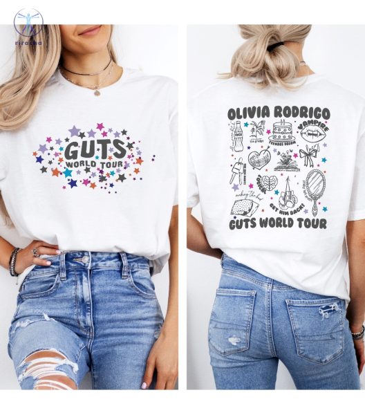 Olivia Rodrigo Guts Concert Shirt Guts World Tour Olivia Rodrigo Guts World Tour Shirt Olivia Rodrigo Guts Song Guts Setlist Olivia Rodrigo riracha 2