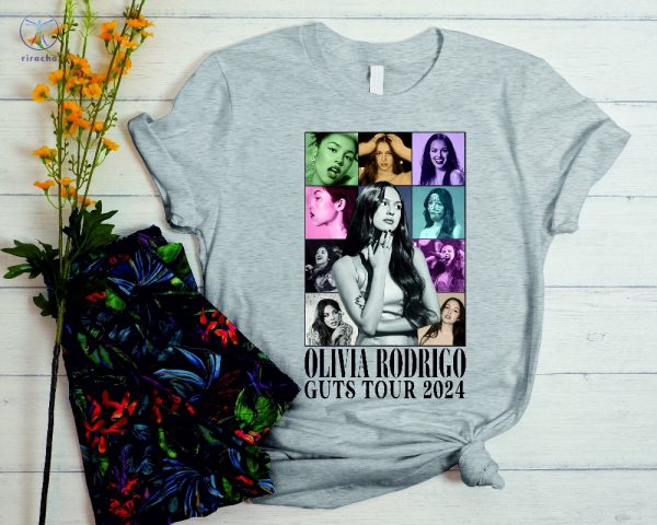 Olivia Rodrigo Guts Concert Shirt Guts World Tour Olivia Rodrigo Shirt Guts World Tour Shirt Olivia Rodrigo Guts Song Shirt riracha 6