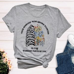 Zach Bryan Find Someone Who Grows Flowers In The Darkest Parts Of You T Shirt Sun To Me Lyrics T Shirt Unique riracha 2