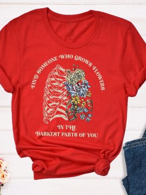 Zach Bryan Find Someone Who Grows Flowers In The Darkest Parts Of You T Shirt Sun To Me Lyrics T Shirt Unique riracha 5