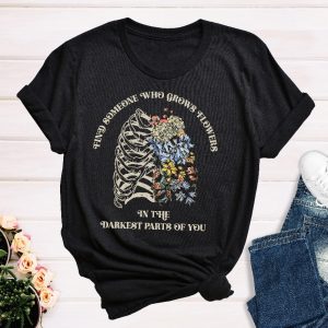 Zach Bryan Find Someone Who Grows Flowers In The Darkest Parts Of You T Shirt Sun To Me Lyrics T Shirt Unique riracha 6