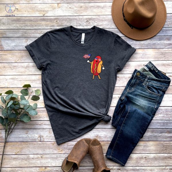 Hotdog 4Th Of July Shirt You Look Like The 4Th Of July Shirt Funny 4Th Of July Shirt 4Th Of July Party Matching Family Tee American Flag riracha 1