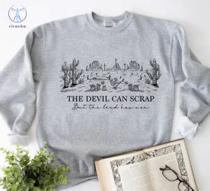 Zach Bryan Quittin Time Tour Merch The Devil Can Scrap But The Lord Has Won T Shirt Zach Bryan Sweatshirt Unique riracha 3