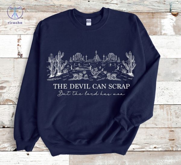 Zach Bryan Quittin Time Tour Merch The Devil Can Scrap But The Lord Has Won T Shirt Zach Bryan Sweatshirt Unique riracha 4