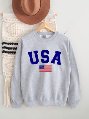 Usa Flag Sweatshirt Fourth Of July Sweatshirt Usa Olympic Sweatshirt Free People Usa Sweatshirt Usa Olympics Sweatshirt riracha 3