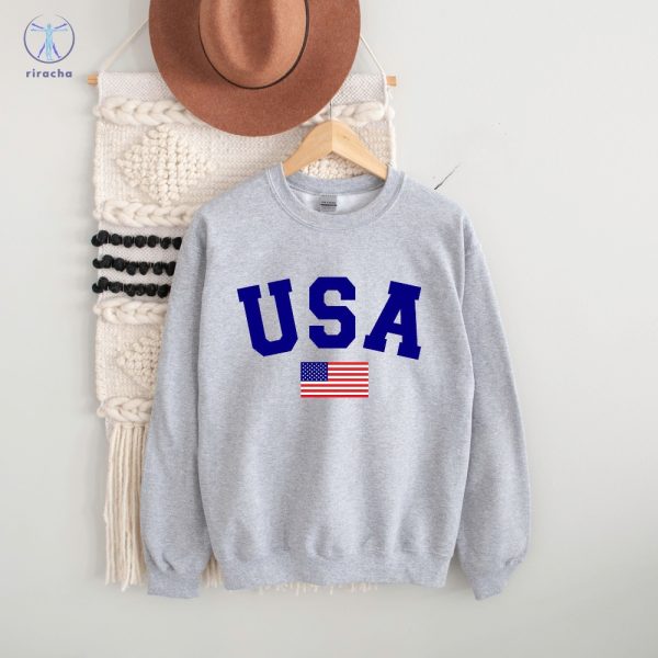 Usa Flag Sweatshirt Fourth Of July Sweatshirt Usa Olympic Sweatshirt Free People Usa Sweatshirt Usa Olympics Sweatshirt riracha 3