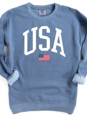 Usa Flag Sweatshirt Olympics 2024 T Shirt Usa Olympic Sweatshirt American Flag Sweater American Flag Sweatshirt riracha 2