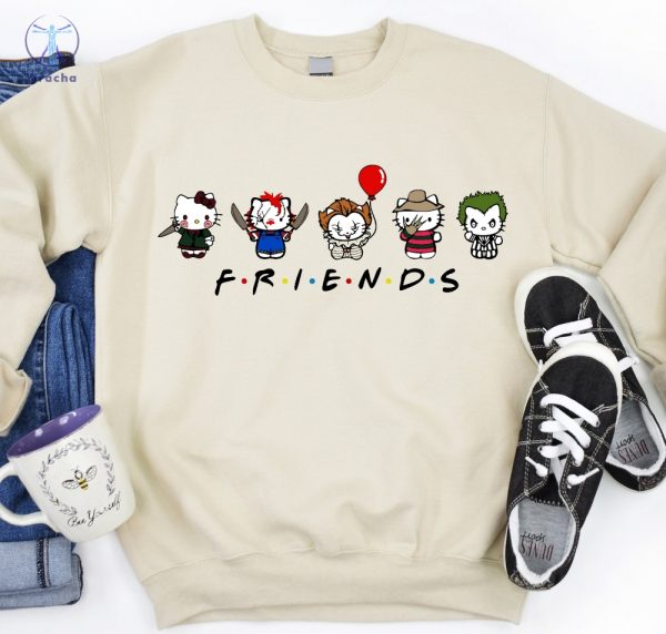 Friends Halloween Shirt Hello Kitty Sweatshirt Hello Kitty And Friends T Shirt Hello Kitty Halloween Shirt Unique riracha 1