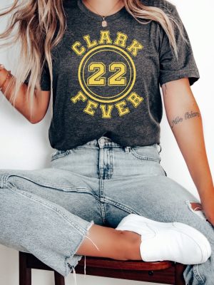 Clark Fever 22 Jersey Shirt Caitlin Clark Fever Shirt Caitlin Clark Merch Caitlin Clark Apparel Caitlin Clark Shirts riracha 2