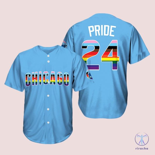 Chicago Cubs Pride Shirt Cubs Pride Jersey 2024 Giveaway Unique riracha 1