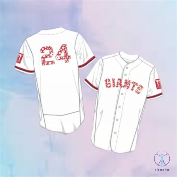 Japanese Giants Jersey Japanese Heritage Night Cherry Blossom Giants Jersey 2024 Giveaway Unique riracha 1