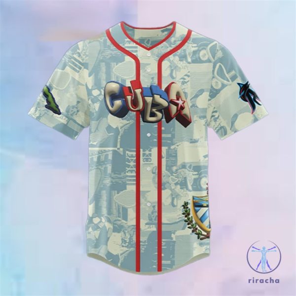 Cuban Heritage Marlins Shirt Cuban Heritage Marlins Jersey 2024 Giveaway Unique riracha 1