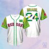 Red Sox Brazilian Jersey Red Sox Brazilian Community Celebration Jersey 2024 Giveaways Unique riracha 1