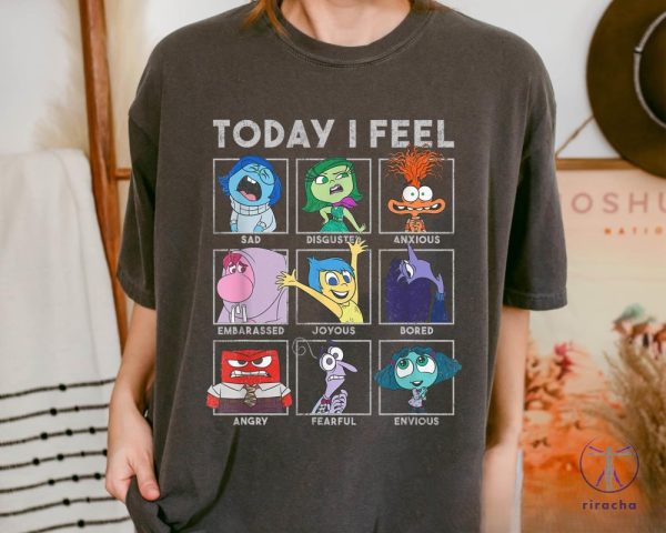 Disney Emotions Shirt Inside Out 2 Shirts Inside Out Emotions Shirt Sadness Inside Out Anxiety Shirt riracha 1