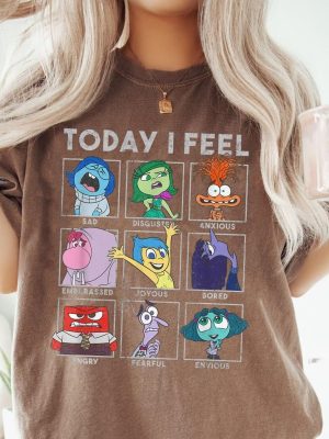 Disney Emotions Shirt Inside Out 2 Shirts Inside Out Emotions Shirt Sadness Inside Out Anxiety Shirt riracha 2