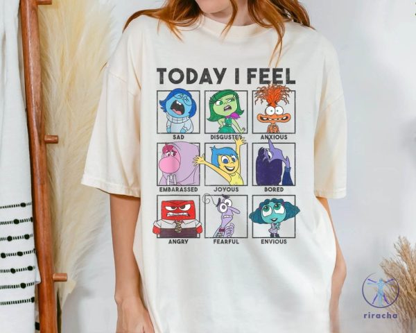 Disney Emotions Shirt Inside Out 2 Shirts Inside Out Emotions Shirt Sadness Inside Out Anxiety Shirt riracha 3