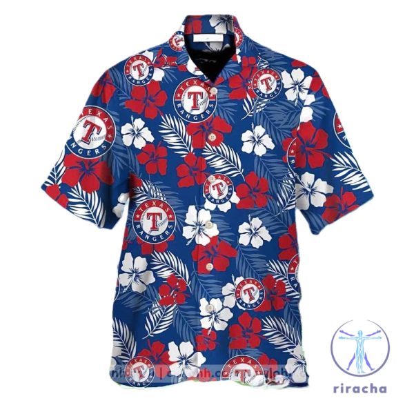 Texas Rangers Hibiscus Hawaiian Shirt Rangers Hibiscus Hawaiian Shirt 2024 Giveaway riracha 1