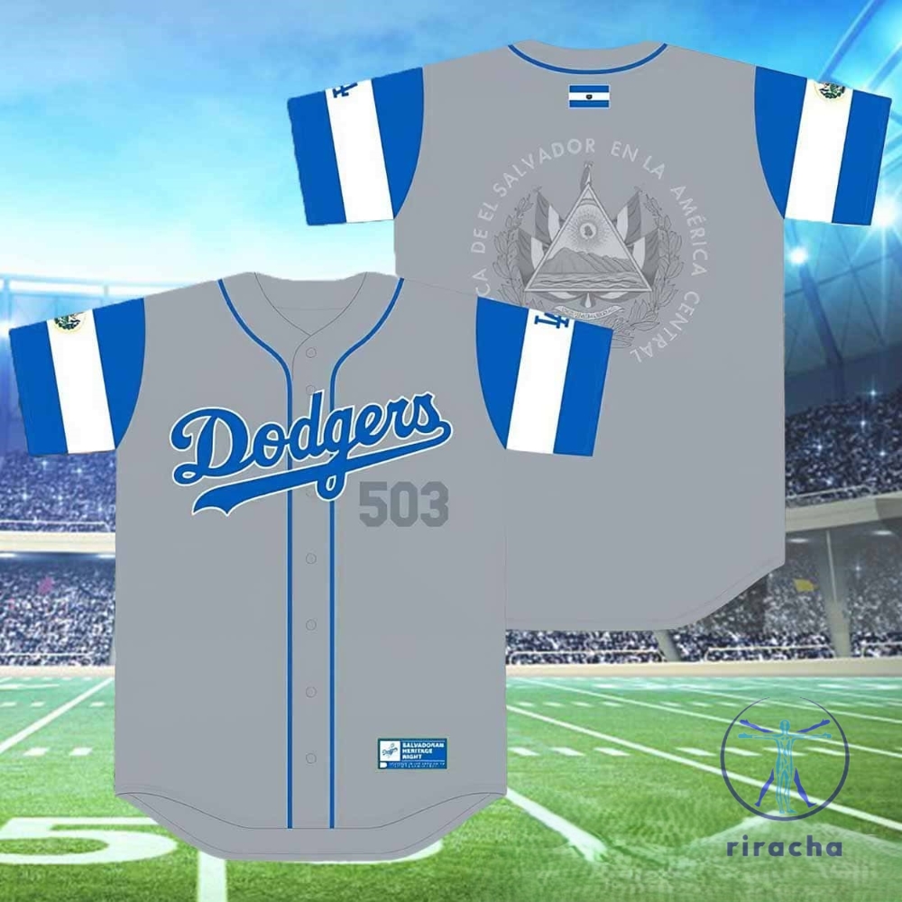 Dodgers Salvadoran Shirt Dodgers Salvadoran Heritage Night Jersey 2024 Giveaway