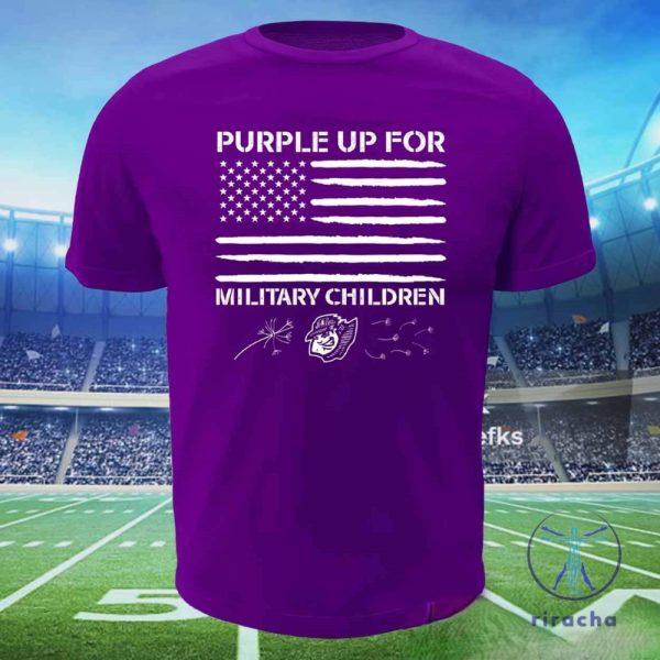 Curve Purple Up Shirt Curve Purple Up For Military Children Shirt 2024 Giveaway riracha 1