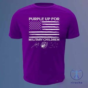 Curve Purple Up Shirt Curve Purple Up For Military Children Shirt 2024 Giveaway riracha 2