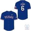 Josh Jung Postseason Shirt Rangers Josh Jung Replica Postseason Jersey 2024 Giveaway riracha 2