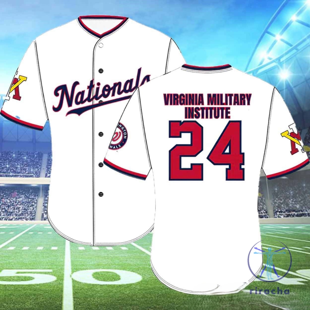 Nationals Virginia Military Institute Shirt Nationals Virginia Military Institute Day Jersey 2024 Giveaway