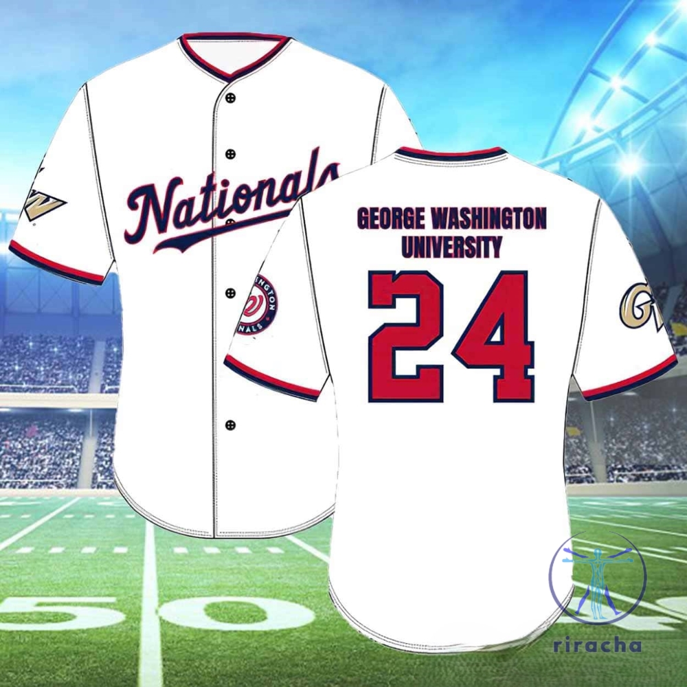 George Washington University Day Shirt Nationals George Washington University Day Jersey 2024 Giveaway