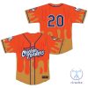 Fisher Cats Chicken Tenders Jersey Fisher Cats Chicken Tenders Orange Baseball Jersey 2024 Giveaway riracha 1