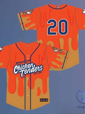 Fisher Cats Chicken Tenders Jersey Fisher Cats Chicken Tenders Orange Baseball Jersey 2024 Giveaway riracha 2