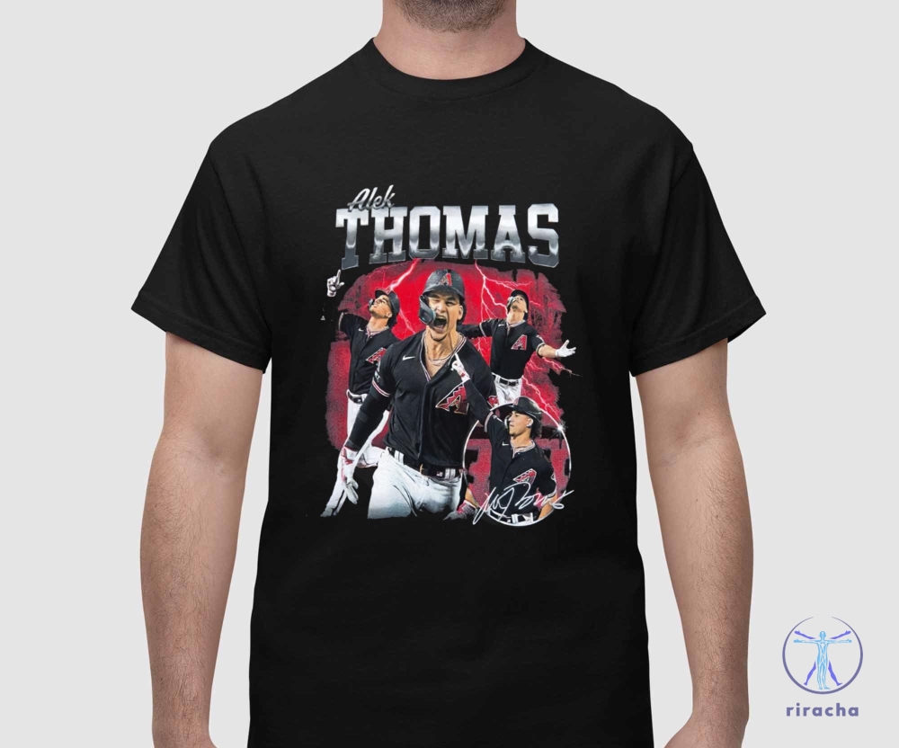 Diamondbacks Alek Thomas Shirt Diamondbacks Alek Thomas Nlcs Game 4 Home Run Trot Shirt 2024 Giveaway