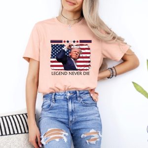 Legends Never Die Trump Shirt Donald Trump Shooting Tee Trump Rally Shooting Shirt Trump Shooting Suspect Shirt riracha 2