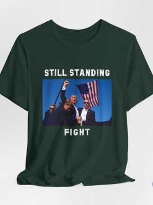 Fight Donald Trump Shirt I Will Fight Trump I Stand With Trump Make America Great Again Trump Shooter Republican Shirt riracha 3