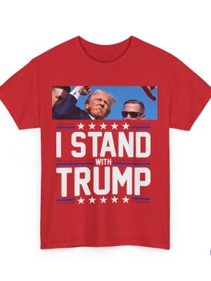 Stand With Him Trump 2024 Shirt Shooting At Trump Rally Shirt Shooting Suspect Trump Shirt riracha 2